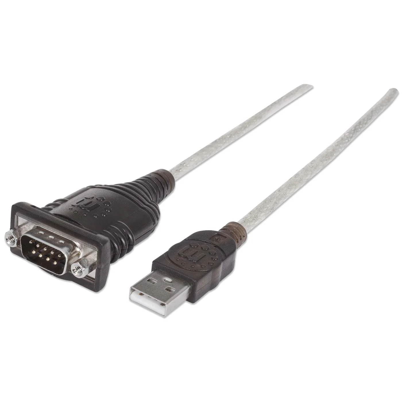 Convertidor usb a serial db9m 0.45 m 256 kbp manhattan