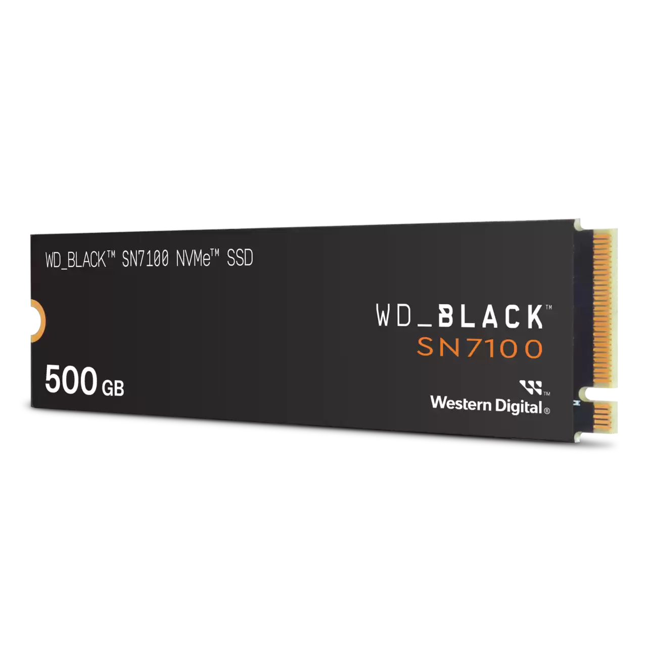 Unidad de estado solido ssd interno wd black sn7100 500gb m.2 2280 nvme pcie gen4 lect.6800mb/s escrit.5800mb/s  wds500g4x0e-00cja0