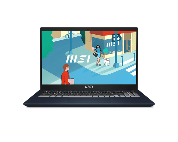Ultrabook msi modern 15 b13m / 15.6 fhd / intel core i7-1355u hasta 5.0 ghz / ddr4 16gb (8gb*2) / 512gb ssd / win 11 pro/ incluye mouse