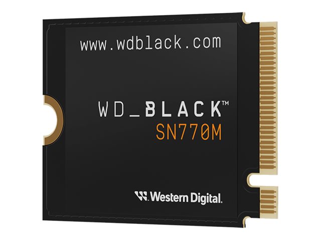 Unidad de estado solido ssd interno wd black sn770m 2tb m.2 2230 nvme pcie gen4 x4 lect.5150mb/s escrit.4850mb/s tbw 1200  wds200t3x0g-00chy0