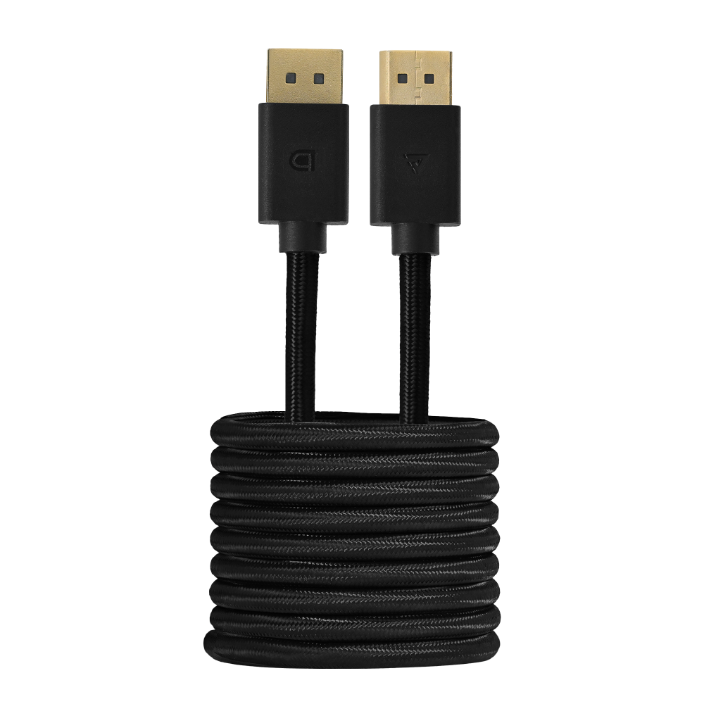 Cable DisplayPort 1.4 Game Factor DTD400, Macho a Macho, Ultra HD 4K, 32 GBPS, 2M, Negro
