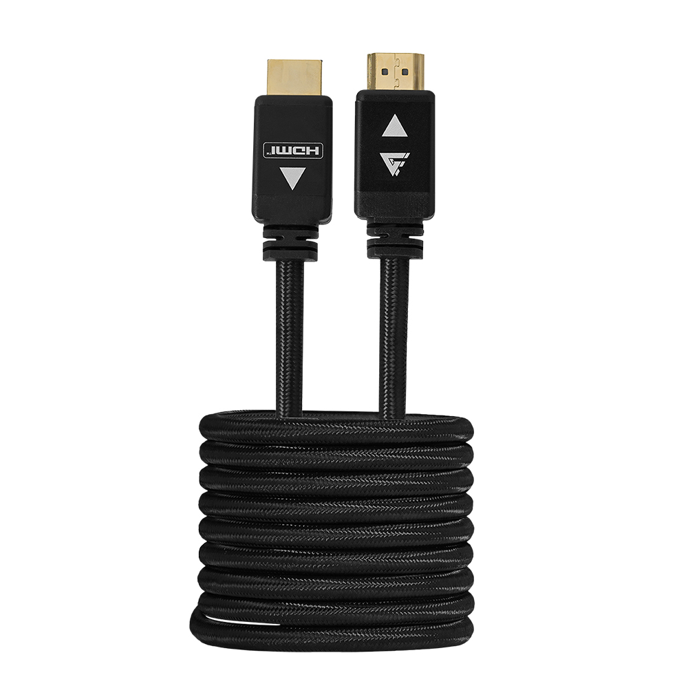 Cable HDMI Game Factor, 8K, 120Hz, 2 Metros, Negro