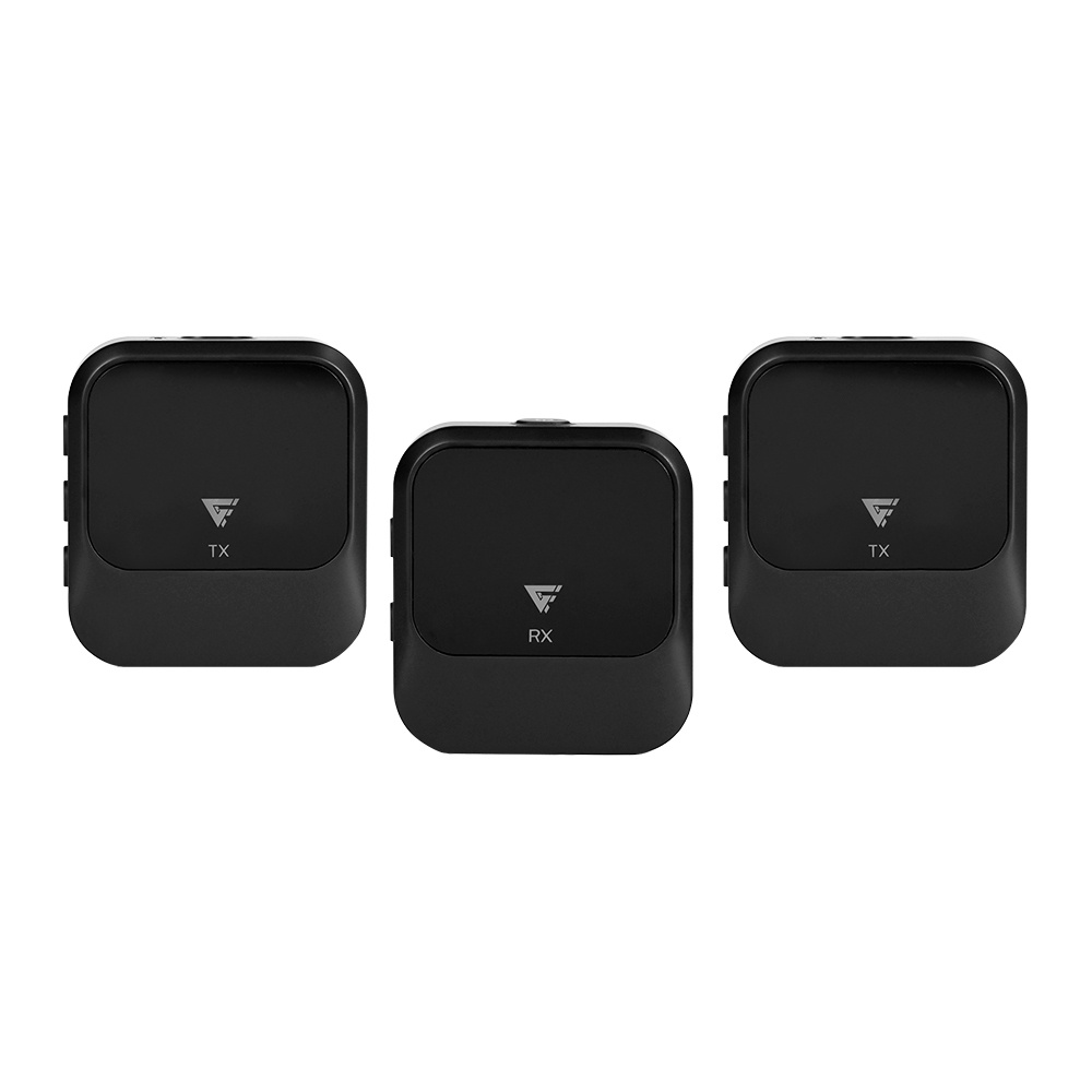 Game Factor Kit Micrófono de Solapa MCL650, Inalámbrico, USB C, Negro