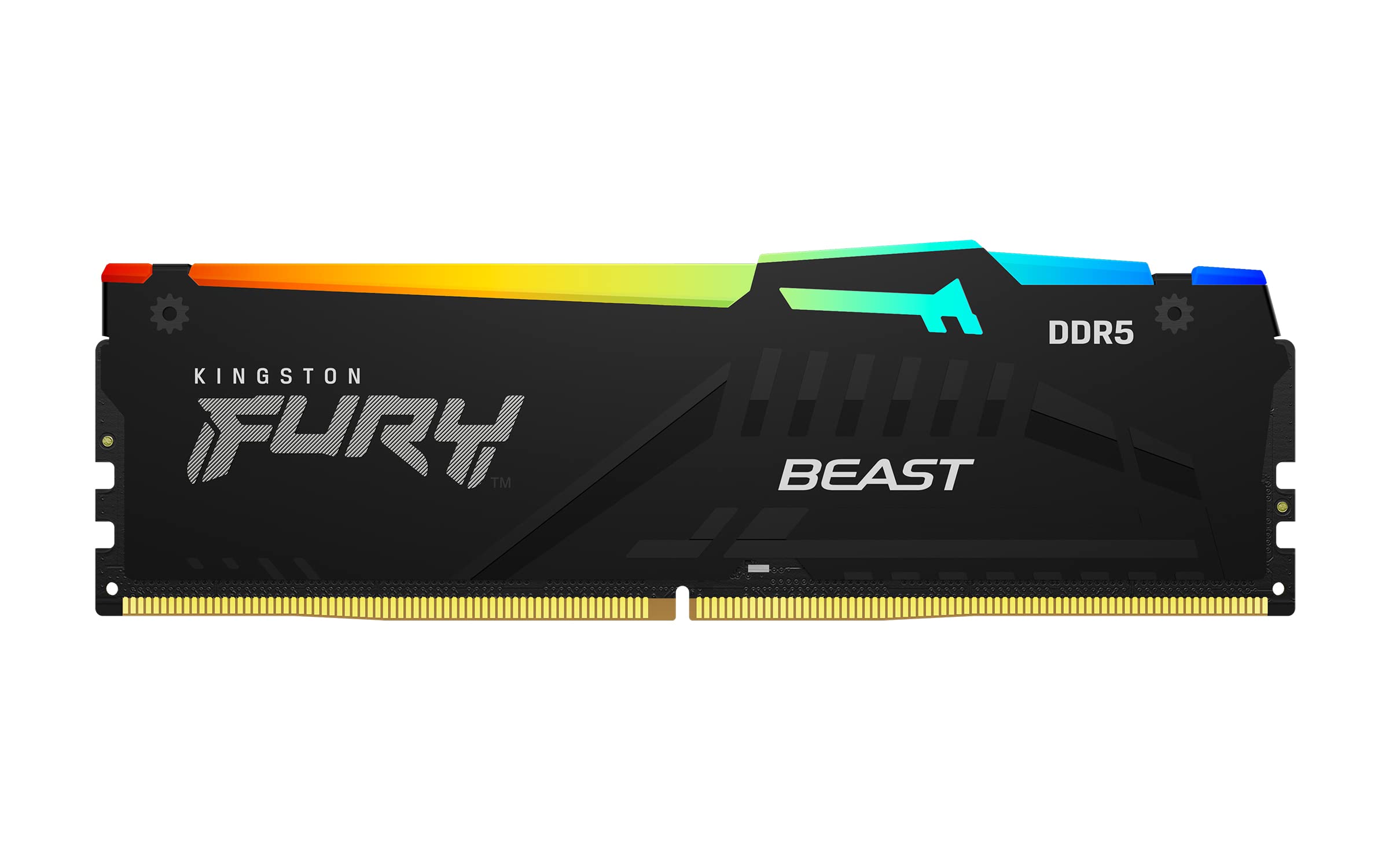 Memoria ram kingston dimm ddr5 8gb 6000mt/s fury beast black expo rgb cl36 288pin 1.35v c/disipador de calor p/pc/gamer/alto rendimiento kf560c36bbea-8