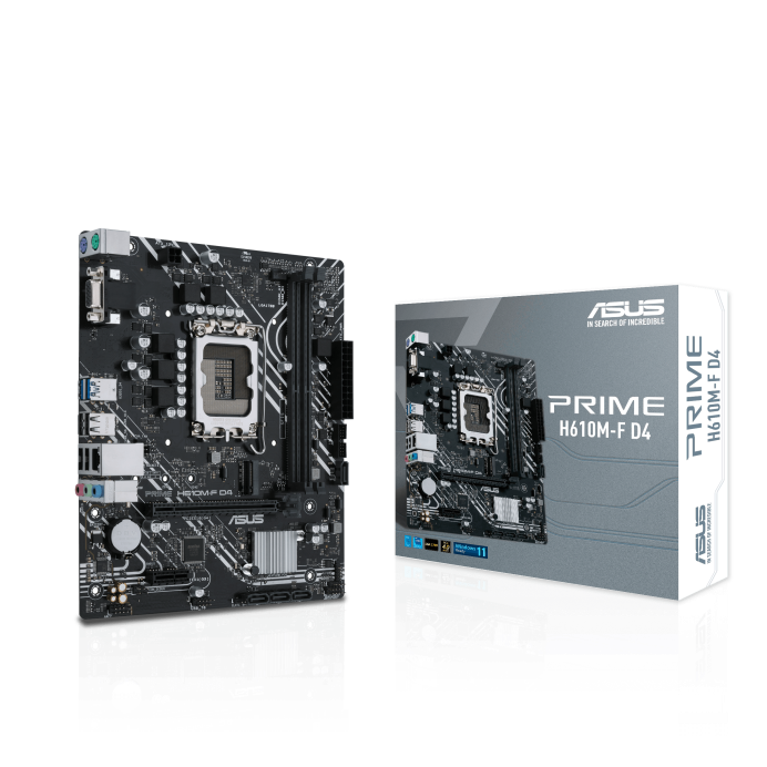 Tarjeta Madre ASUS PRIME H610M-F WIFI D4, Micro-ATX, LGA 1700, 64GB DDR4, 2x HDMI