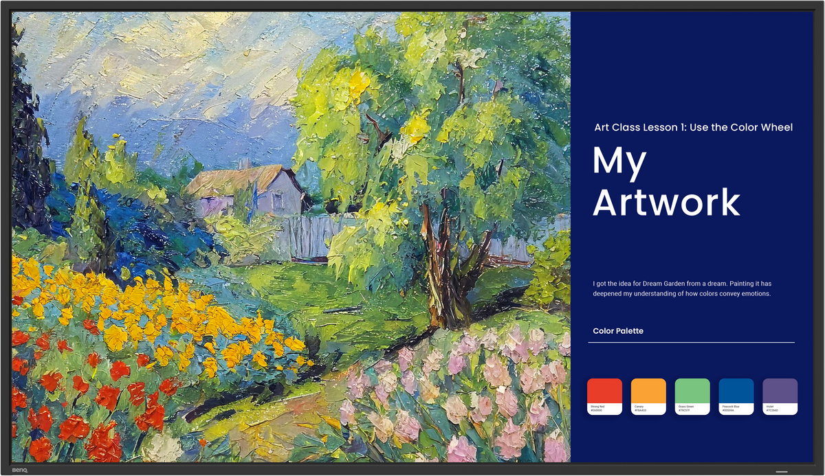 Monitor de señalizacion digital benq sl5504 55 uhd 4k 500 nits bocina 12wx2 8b ram 64gb rom transmision inalambrica 24/7 3 años de garantia 9H.S3LTB.DE2