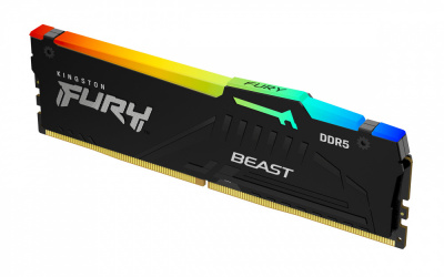 Memoria RAM Kingston FURY Beast DDR5, 6400MHz, 16GB, CL32, EXPO, KF564C32BBEA-16