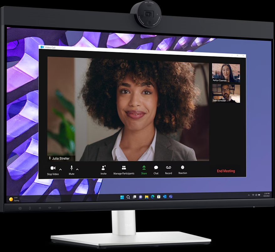 Monitor para videoconferencias Dell Pro 24 Plus, 210-BGLQ, Negro
