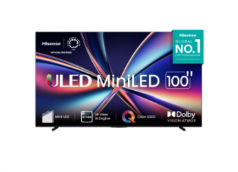 Hisense Smart TV QLED QD6QV 65", 4K Ultra HD, Negro, 65QD6QV