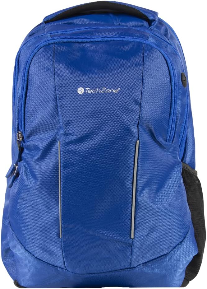 Mochila back pack techzone tz17lbp02-azul laptop 15.6 ergonomico resistente al agua