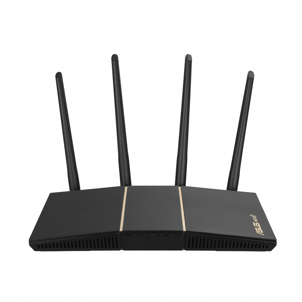 Router ASUS Gigabit Ethernet de Banda Dual RT-AX57, Inalámbrico, 2402 Mbit/s, 4x RJ-45, 2.4/5GHz, 4 Antenas Externas, Negro