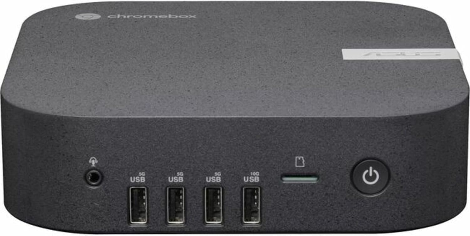 Mini pc asus chromebox5a intel core i5 1335u hasta 4.6 ghz /10 cores (2p+8e) /8gb ddr4 3200 /128gb m.2 /2x hdmi /dp /dp tipo-c /6x usb 3.2 /chrome os enterprise, CHROMEBOX5A-S5081UNENT