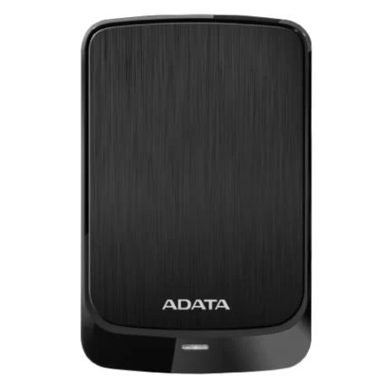 Disco Duro Externo ADATA HV320 SLIM, 2 TB, 2.5 Pulgadas, USB 3.2 Gen 1, para Mac/PC, Negro