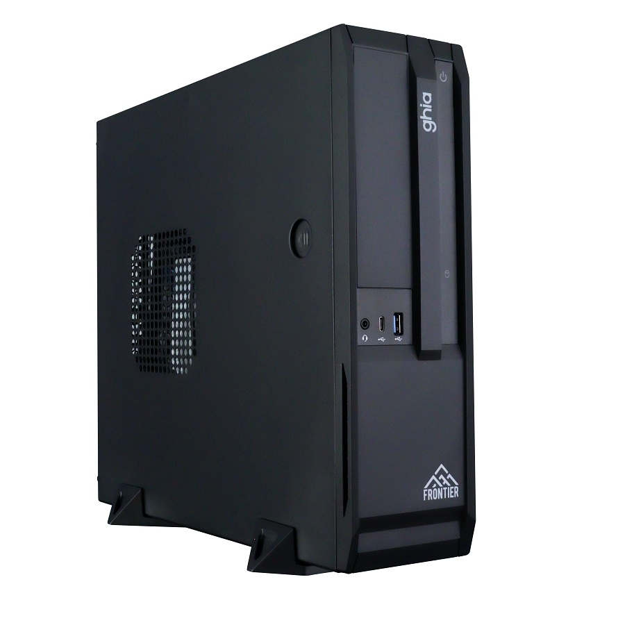 Ghia Frontier Slim 2.0, Amd Ryzen 5 5600gt, 6 Nucleos Max 4.6 Ghz, Ram 16 Gb, Ssd Nvme 1 Tb, Windows 11 Home, PCGHIA-3585, Negro