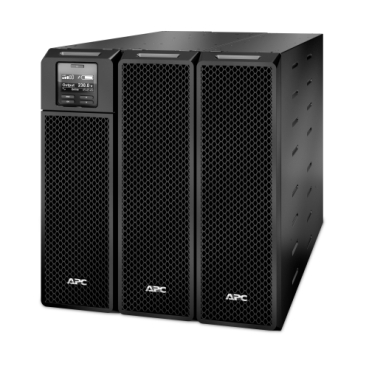 Apc smart-ups srt 8000va - ups (montaje en rack / externo) - ca 230 v - 8000 vatios - 8000 va - ethernet 10/100, usb - conectores de salida: 7 - 6u - negro - para p/n: srt5krmtf, srt5ktf
