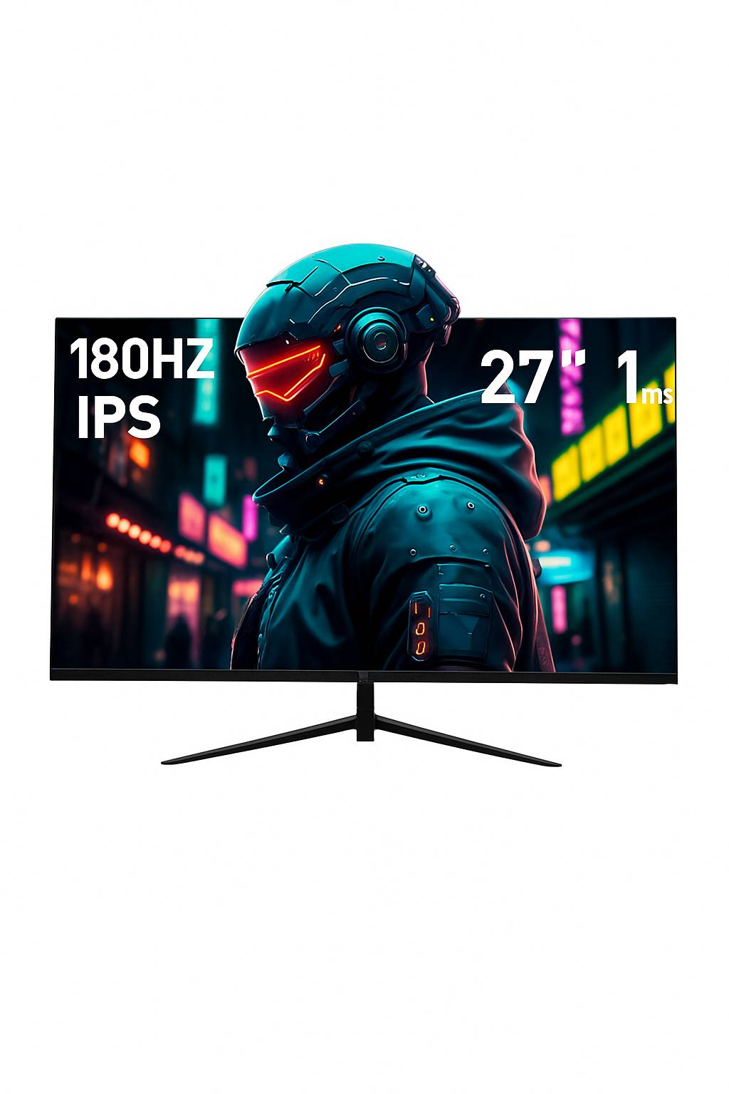 Monitor Vorago GAME FACTOR MG620 LED IPS 180 Hz - 27, 1MS, Freesync Technology, Resolucion 1080x1920, Vesa, 1X HDMI, 1X DisplayPort, AUX 3.5, Negro