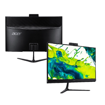 All in One Acer C27-2G-MR12, 27" FHD, AMD Ryzen 7-5825U, Webcam 2MP, 16G RAM, 1TB, Win 11 Home, 1 Año Garantía, Negro, DQ.BR5AL.001