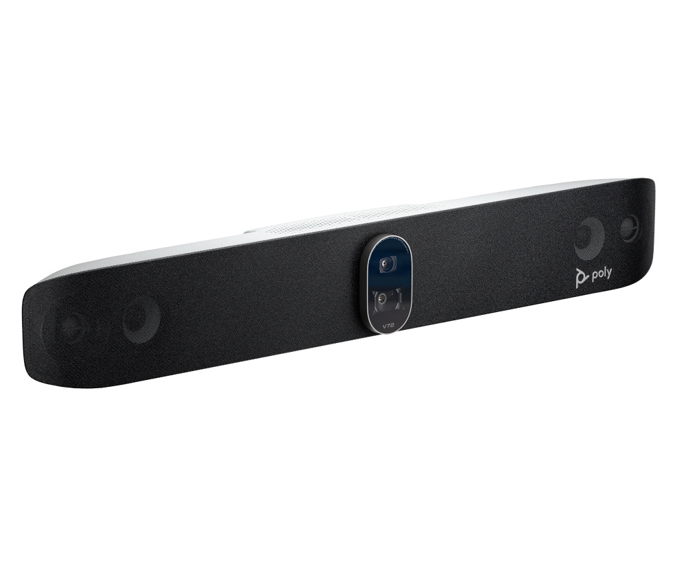 Poly Cámara de Videoconferencia Studio V72, 4K Ultra HD, 1 x HDMI, USB-C, AV1E3AA#ABM, Blanco
