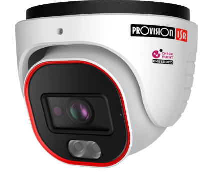 Provision-ISR Cámara de Seguridad IP Domo para Interiores DH-320IPSN-28, Alámbrico, 1920x1080 Full HD, Día/Noche, DH-320IPSN-28, Blanco