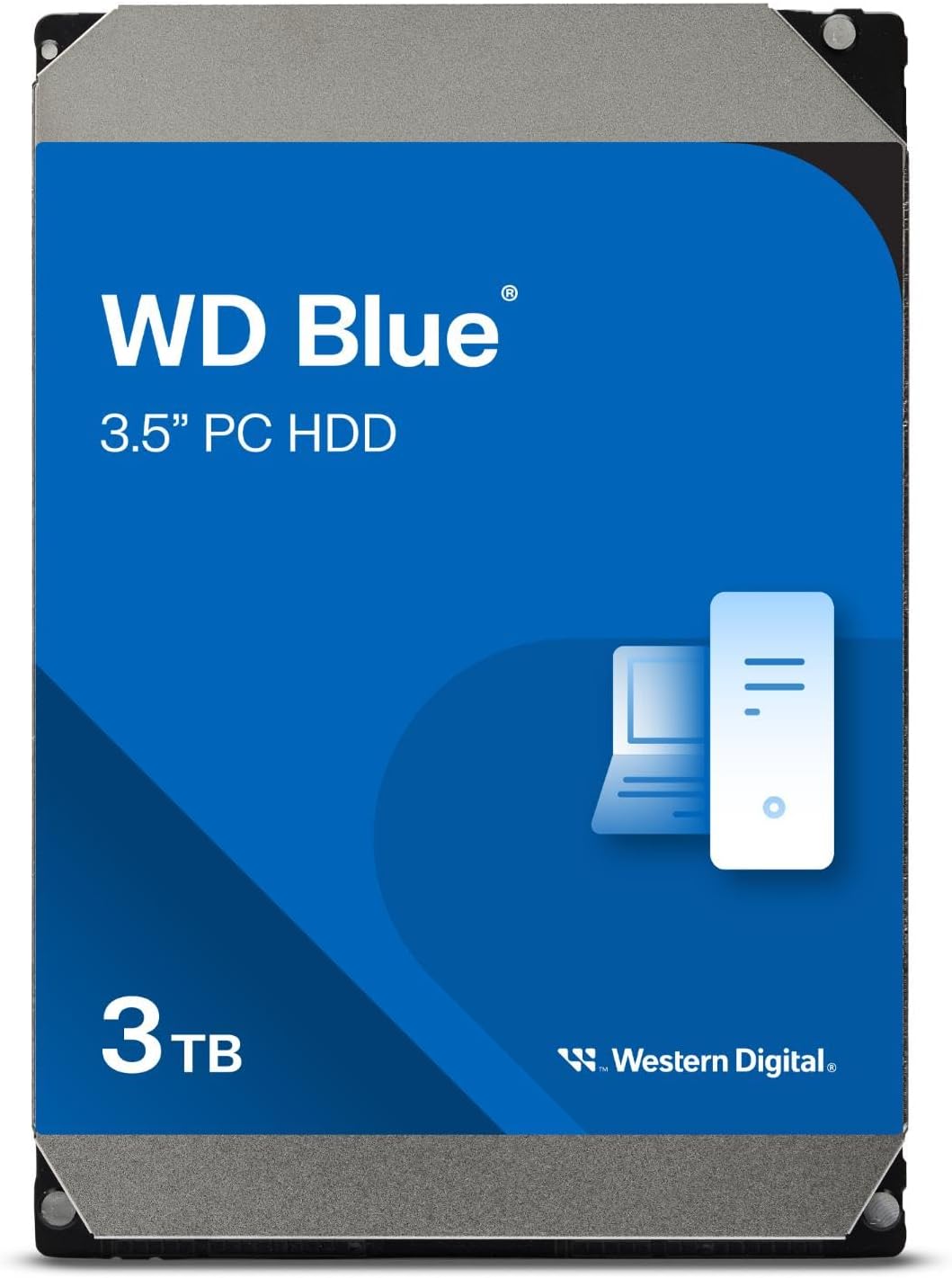 Disco duro interno wd blue 3tb 3.5 escritorio sata3 6gb/s 256mb 5400rpm windows, WD30EZAX