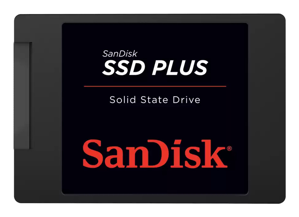 SSD SanDisk PLUS, 2 TB, 2.5", 350 MB/s Escritura, 545 MB/s Lectura, SATA III, SDSSDA-2T00-G28