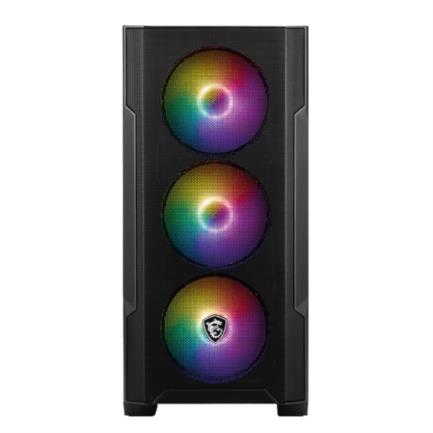 Gabinete MSI MAG FORGE M100A, Ventana lateral Acrilico, 3 Ventiladores frontales, 1 Ventilador Trasero RGB