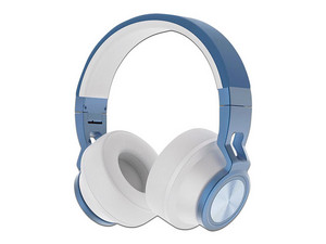 Backdrop Audífonos con Micrófono BDH-1A, Bluetooth, Inalámbrico, USB-C, Azul