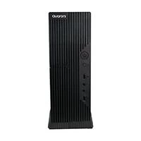Gabinete Quaroni Slim, Mini-Tower, Micro-ATX/Mini-ITX, USB 2.0, Incluye Fuente de 500W, sin Ventiladores Instalados, Negro