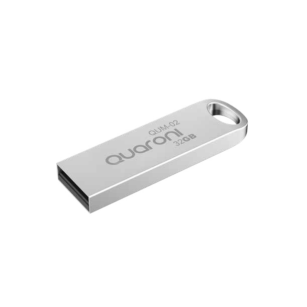 Memoria USB Quaroni QUM-02, 32GB, USB 2.0, Metal