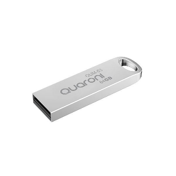 Memoria USB Quaroni QUM-03, 64GB, USB 2.0, Metal