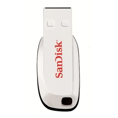 Memoria USB SanDisk Cruzer Blade, 16GB, USB-A 2.0, Blanco