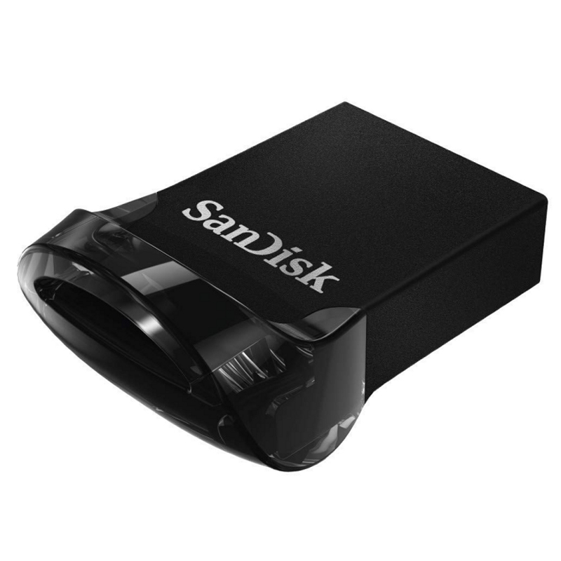 Memoria USB SanDisk Ultra Fit, 64GB, USB-A 3.1, Lectura 300MB/s, Negro