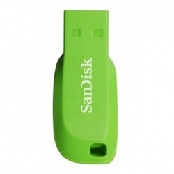 Memoria flash sandisk cruzer blade 16gb verde 2.0 (sdcz...