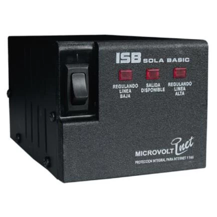 Regulador Sola basic Microvolt Inet 1200VA, 4 Contactos