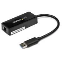 StarTech.com Tarjeta Ethernet Externa USB 3.0, Alámbrico, 1x RJ-45, Negro