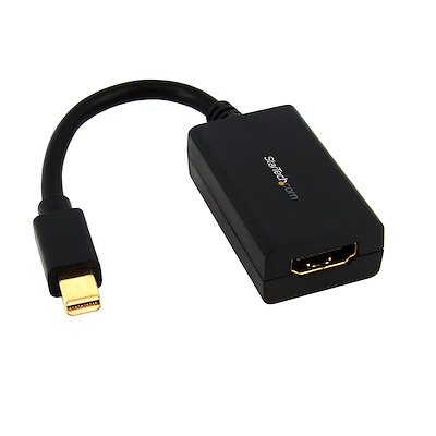 Startech.com adaptador conversor de vídeo mini displayport a hdmi - cable convertidor pasivo - hembra hdmi - macho mini dp - 1920x1200 - adaptador de vídeo - mini displayport macho a hdmi h
