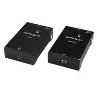 StarTech.com Extensor de 1 Puerto USB 2.0 por Cable Cat5/Cat6, hasta 50 Metros