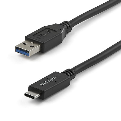 Startech.com cable usb type-c de 1m - usb 3.1 tipo a a usb-c - cable usb - 24 pin usb-c (m) a usb tipo a (m) - usb 3.1 - 1 m - negro - para p/n: dkm30chdpd, dkm30chdpdue, hb31c2a2cme, hb31c