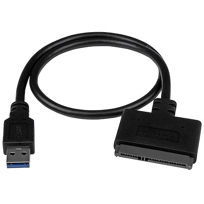 Startech.com cable adaptador usb 3.1 (10 gbps) a sata para unidades de disco - controlador de almacenamiento - 2.5" - sata 6gb/s - usb 3.1 (gen 2) - negro