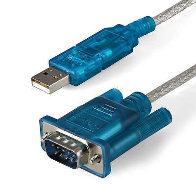 Startech.com cable adaptador de 0,9m usb a puerto serie serial rs232 pc mac linux - 1x db9 macho - 1x usb a macho - adaptador serie - usb 2.0 - rs-232