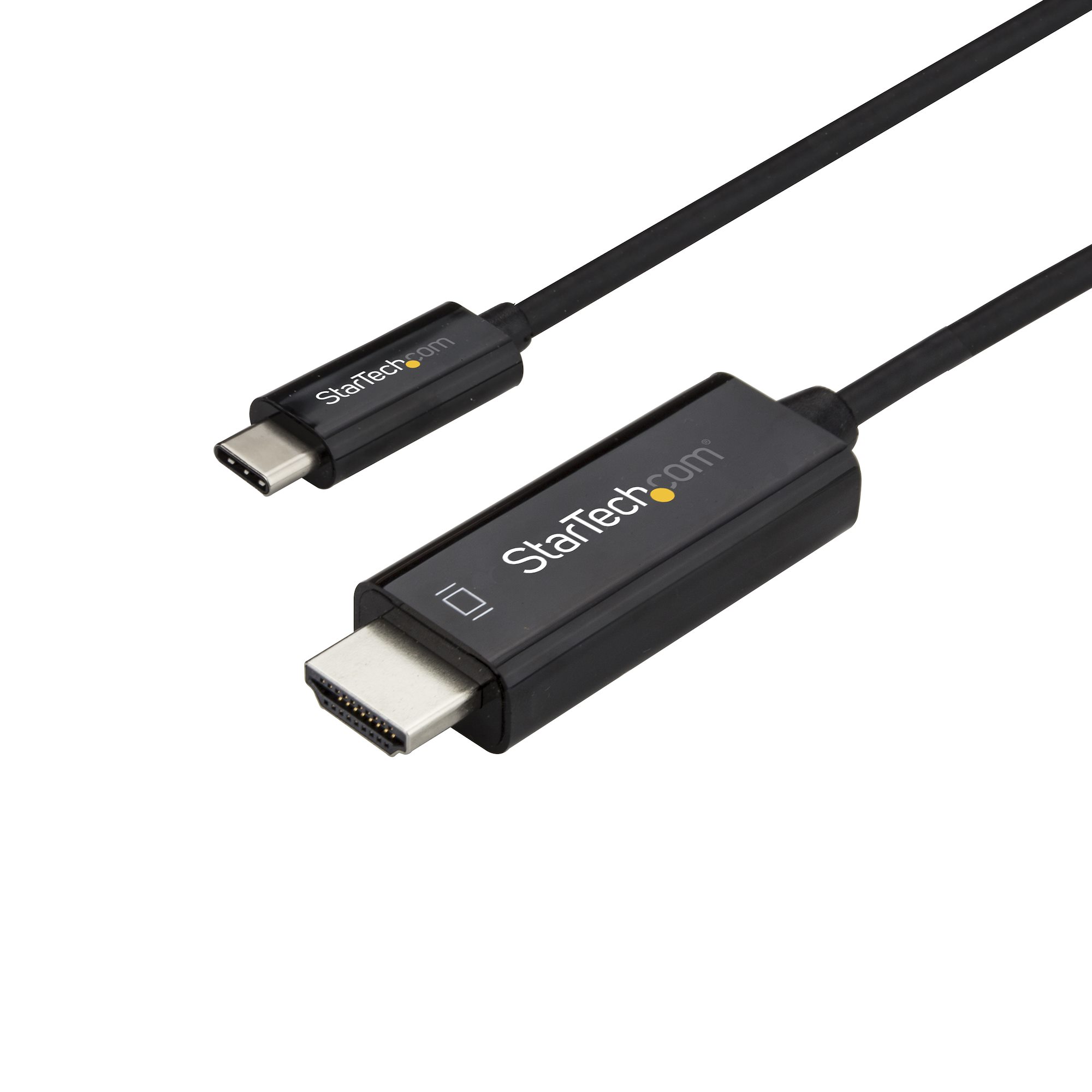 Cable adaptador de 1m usb c a hdmi 4k 60hz negro cable usb tipo c a hdmi cable convertidor de video usbc startechcom mod cdp2hd1mbnl