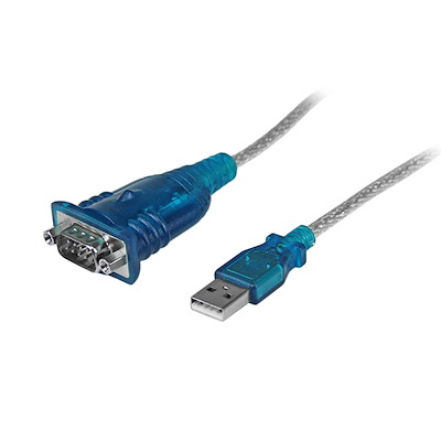 Startech.com cable adaptador usb a serie rs232 de 1 puerto serial db9 - macho a macho - conversor compatible con windows 8 - adaptador serie - usb 2.0 - rs-232