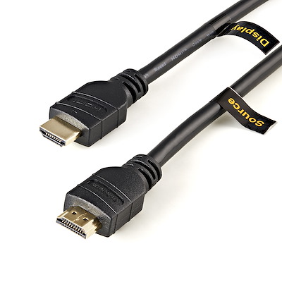 Startech.com cable hdmi de alta velocidad 1,5m - 2x hdmi macho - negro - ultra hd 4k x 2k - cable hdmi - hdmi macho a hdmi macho - 1.5 m - doble blindado - negro - para p/n: mstcdp122hd