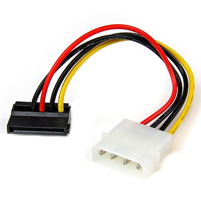 Startech.com cable 30cm adaptador convertidor 4 pines a sata - hembra lp4 a macho sata alimentación corriente - conversor - adaptador de corriente - 4 pines potencia interna (h) a alimentac