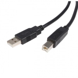 Startech.com 6 ft. (1.8 m) usb printer cable - usb 2.0 a to b - printer cable - black - usb a to b (usb2hab6) - cable usb - usb (m) a usb tipo b (m) - usb 2.0 - 1.8 m - moldeado - negro - p