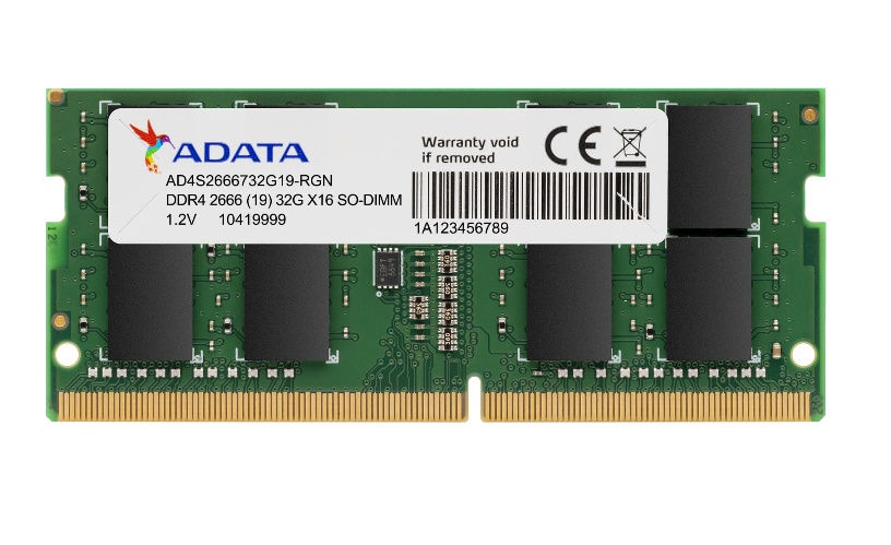 Memoria Ram SODIMM Adata 8GB, DDR4, 2666MHz, PC4 21300