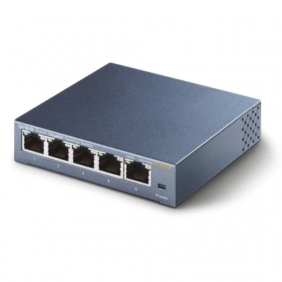 Switch TP-LINK TL-SG105, 5 puertos, 10/100/1000 Mbps, No administrable